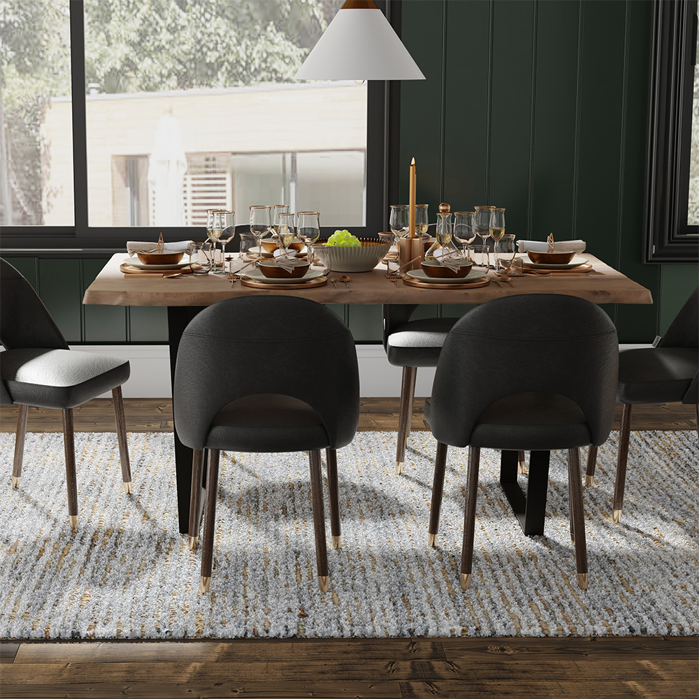 nutral mid pile striped rug in cream tones kauai